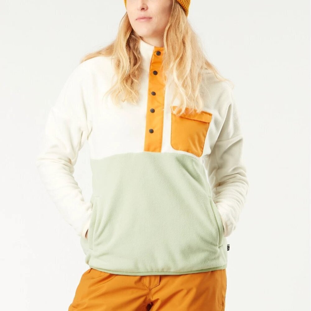 NWT Picture Organic Arcca White Fleece Pullover Jacket - Picture 9 of 9